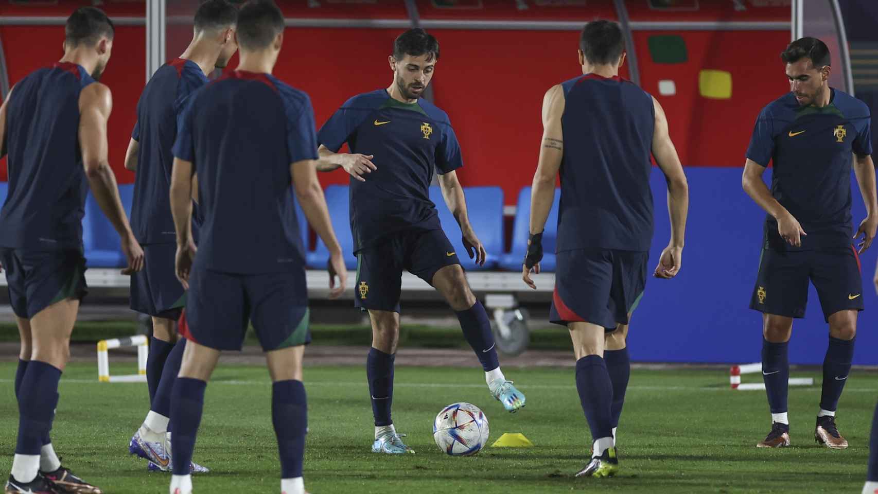 Entrenamiento de la selección portuguesa en Qatar / EFE