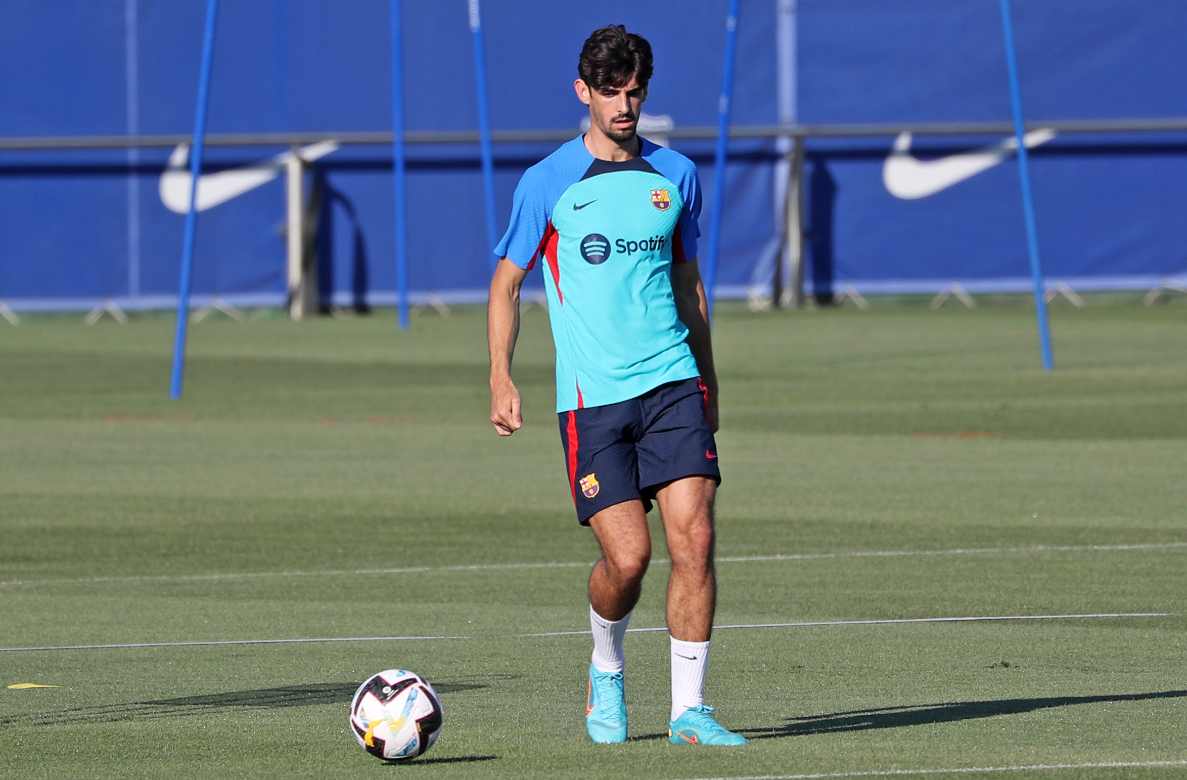 Francisco Trincao, durante un entrenamiento con el FC Barcelona / FCB