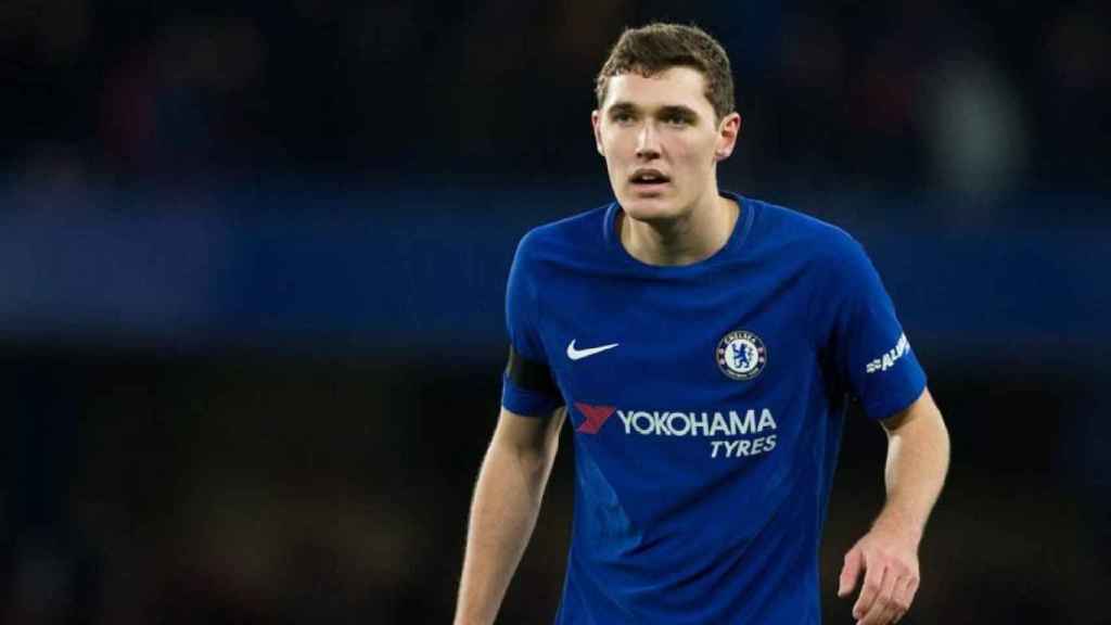 Andreas Christensen, disputando un partido con el Chelsea / EFE