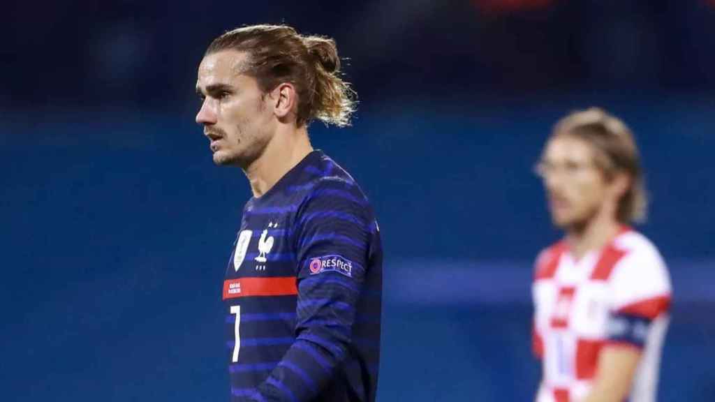 Antoine Griezmann durante el partido de Francia contra Croacia / EFE