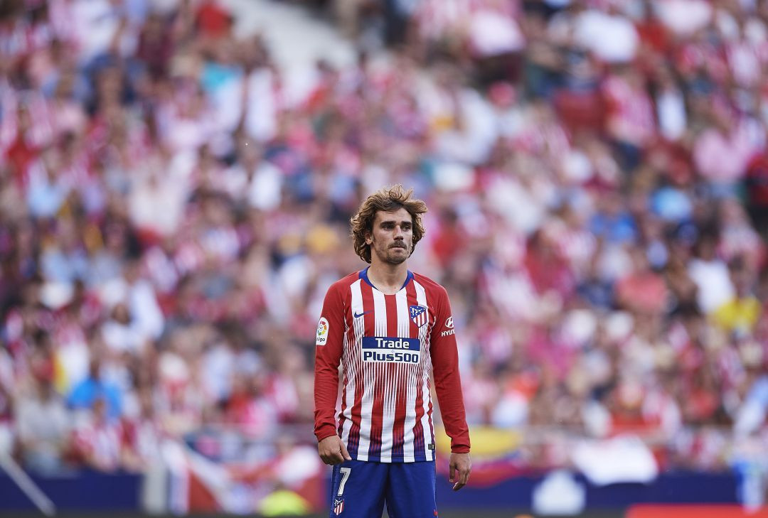 Antoine Griezmann durante un encuentro con el Atlético de Madrid / EFE