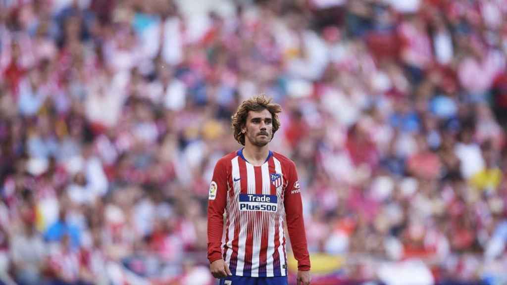 Antoine Griezmann durante un encuentro con el Atlético de Madrid / EFE