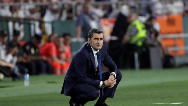 Una foto de Ernesto Valverde durante la final de la Copa del Rey / EFE
