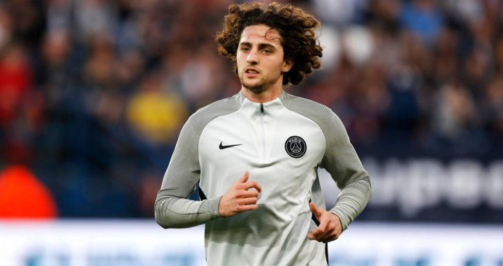 Adrien Rabiot entrenando con el PSG / EFE