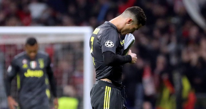 Una foto de Cristiano Ronaldo al finalizar el encuentro ante el Atlético de Madrid / EFE