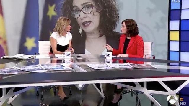 Susana Griso entrevista a la presidenta de la Comunidad de Madrid, Isabel Díaz Ayuso, en 'Espejo Público' / ANTENA3