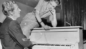 Jerry Lee Lewis junto a su novia menor de edad, Myra Gale Brown