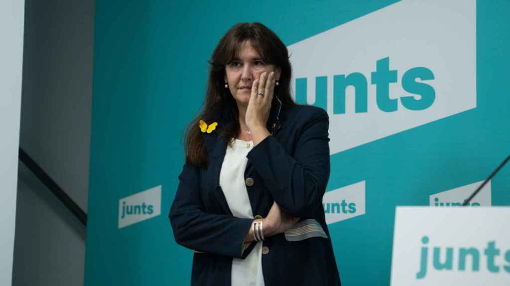 La presidenta de Junts, Laura Borràs, se desmarca de los insultos a Junqueras / DAVID ZORRAKINO - EUROPA PRESS