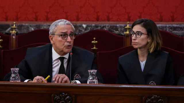 El abogado de Joaquim Forn, Javier Melero, en el juicio del 'procés' en el Tribunal Supremo / EUROPA PRESS