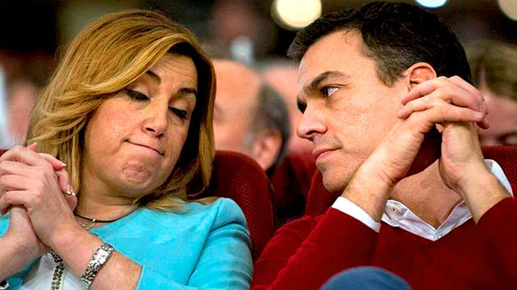 La secretaria general del PSOE-A, Susana Díaz, y el presidente del Gobierno, Pedro Sánchez / EFE