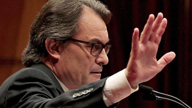 El presidente en funciones de la Generalitat, Artur Mas