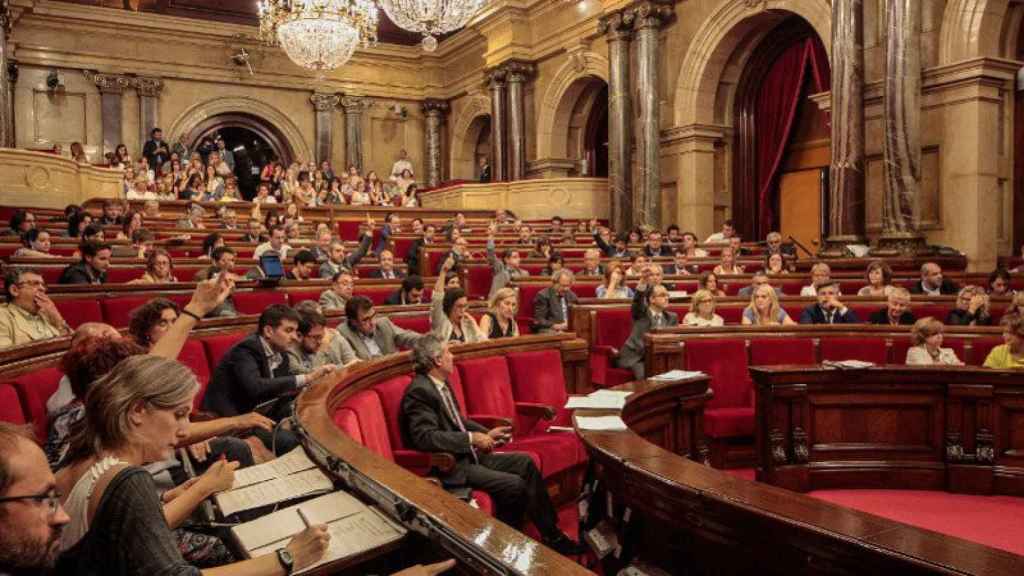 El pleno del Parlament, en una votación de la pasada legislatura.