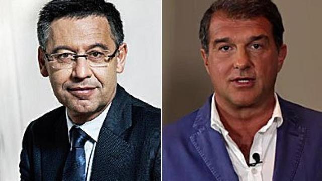 Josep Maria Bartomeu y Joan Laporta
