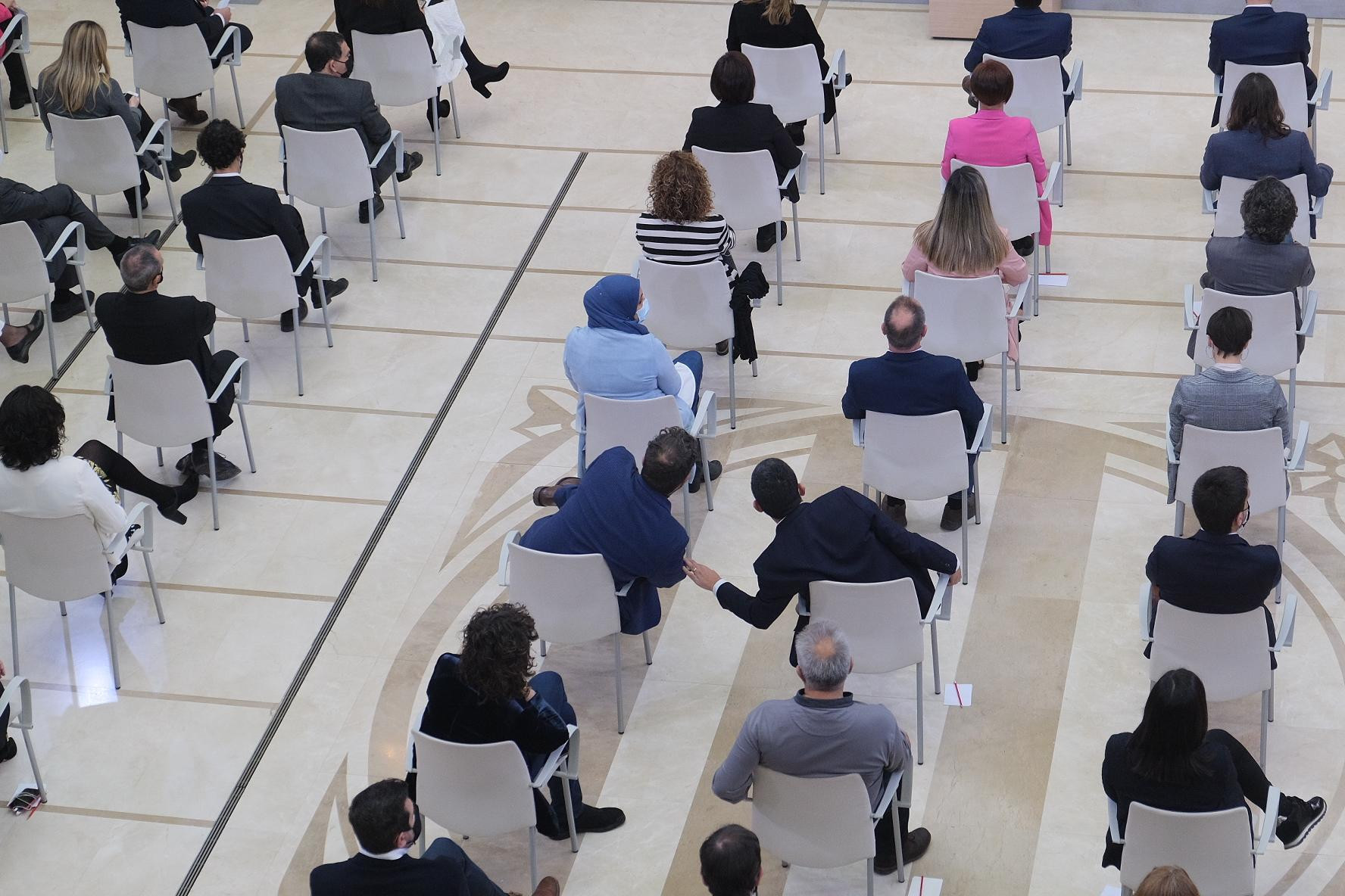 Imagen de los diputados en el auditorio del Parlament / PABLO MIRANZO