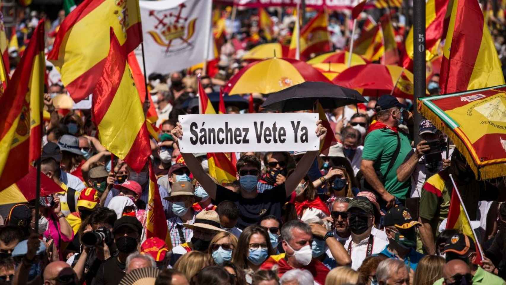 Manifestación en Colón