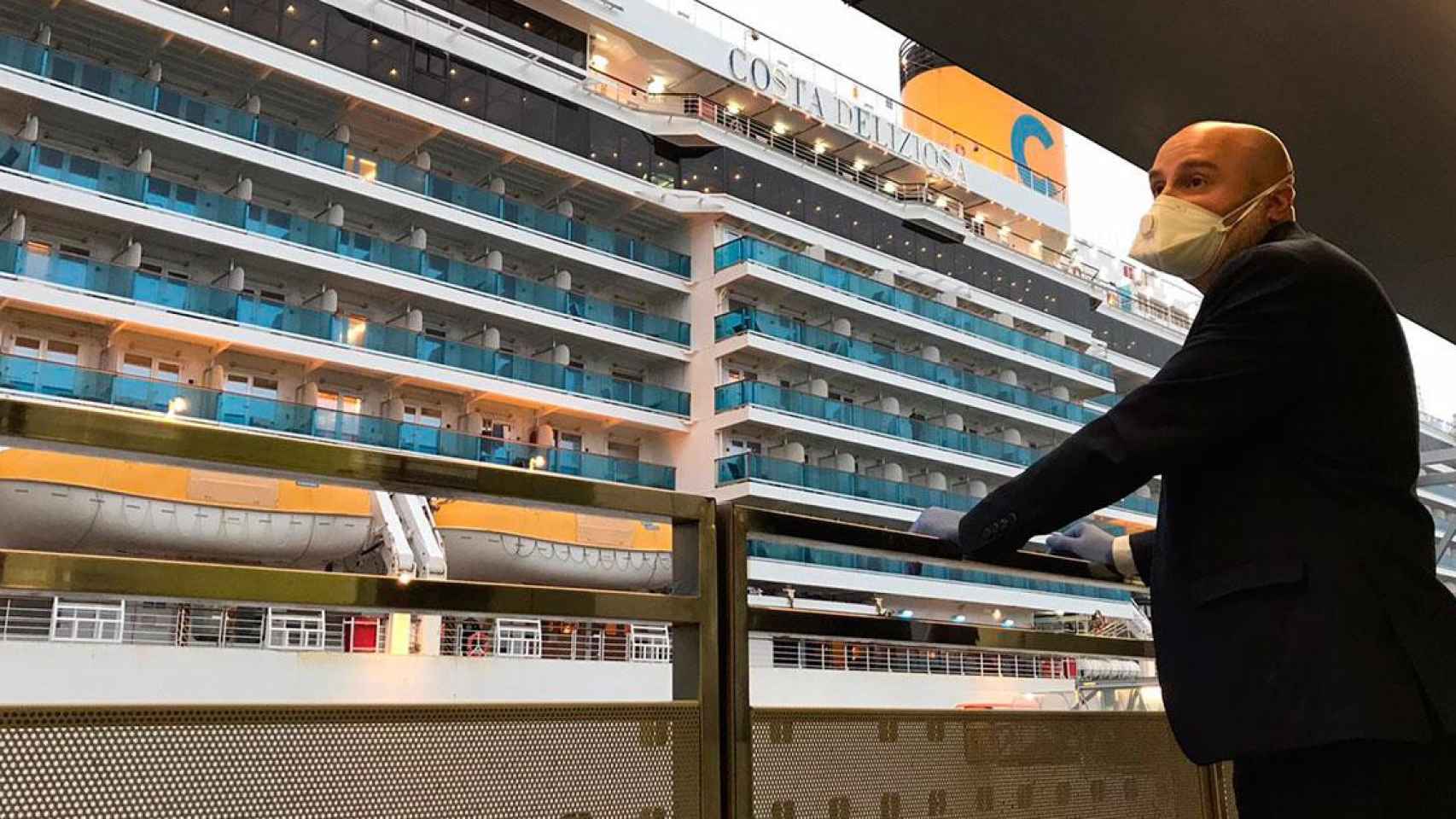 Uno de los cruceristas que ha desembarcado en el Puerto de Barcelona / GOBIERNO