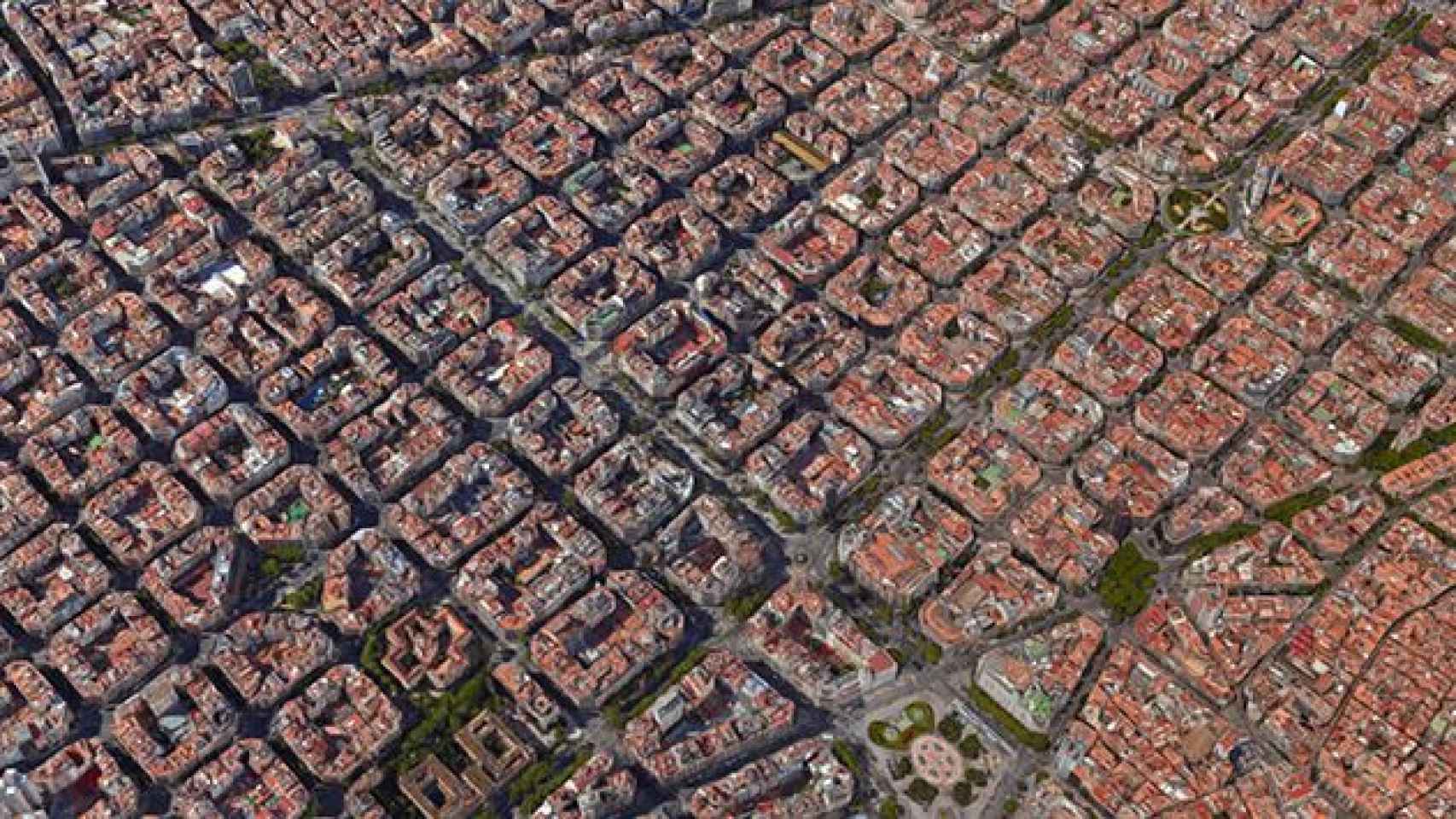 Vista aérea de Barcelona