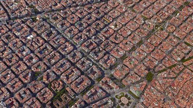 Vista aérea de Barcelona