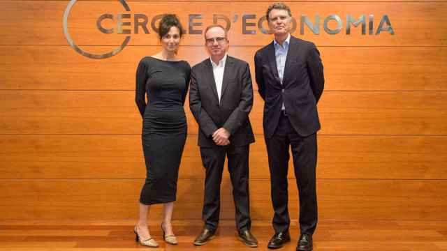Rosa Cañadas (i) y Jaume Guardiola (d), candidatos a presidir el Círculo de Economía / CERCLE D'ECONOMIA