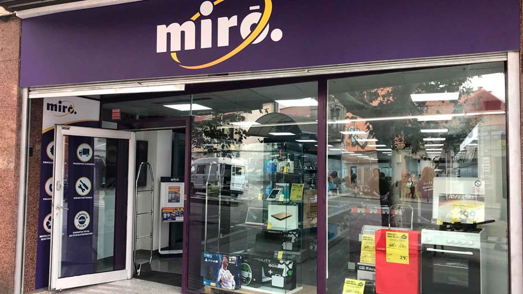 Una tienda de Electrodomésticos Miró en una imagen de archivo, cuyo fundador ha sido condenado por contabilidad ficticia / EP