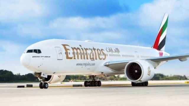 Un avión de la flota de la aerolínea Emirates / EUROPA PRESS