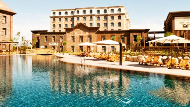 Imagen de uno de los cinco hoteles temáticos de Port Aventura World / CG