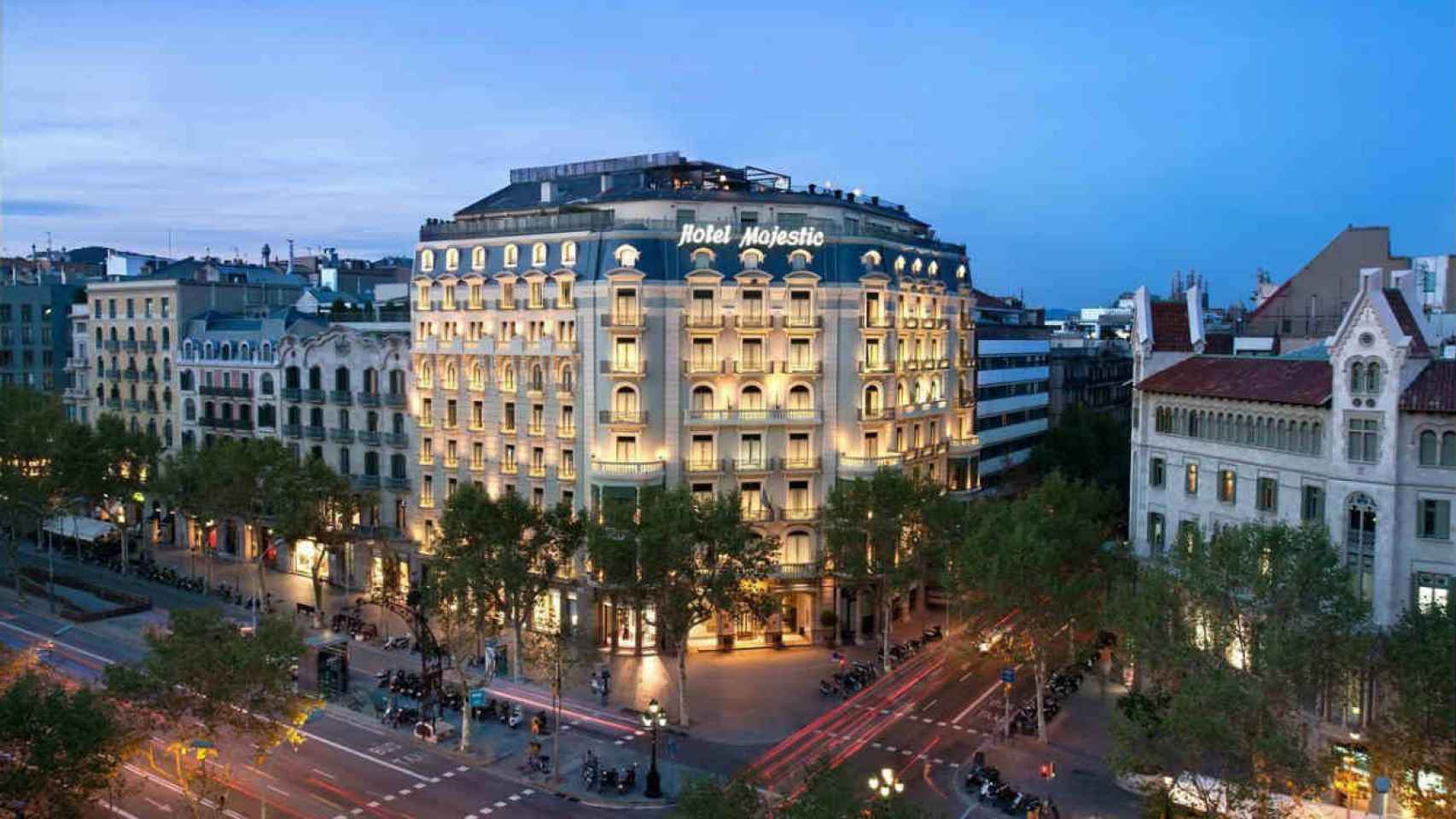 El hotel Majestic de Barcelona