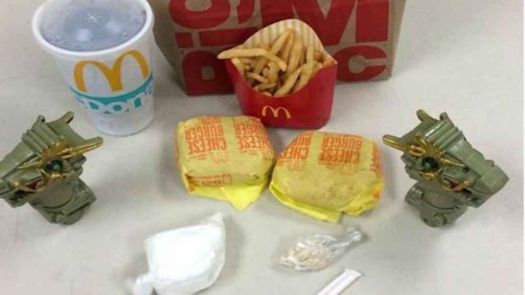 El menú del Mcdonald's con cocaína