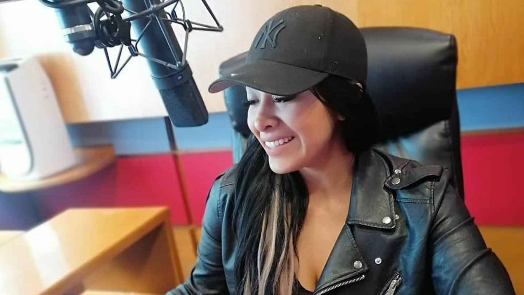 Michell Simón, en la radio /INSTAGRAM