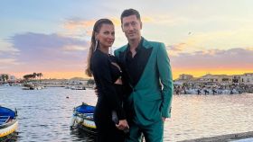 Robert Lewandowski y Anna Lewandowska de vacaciones