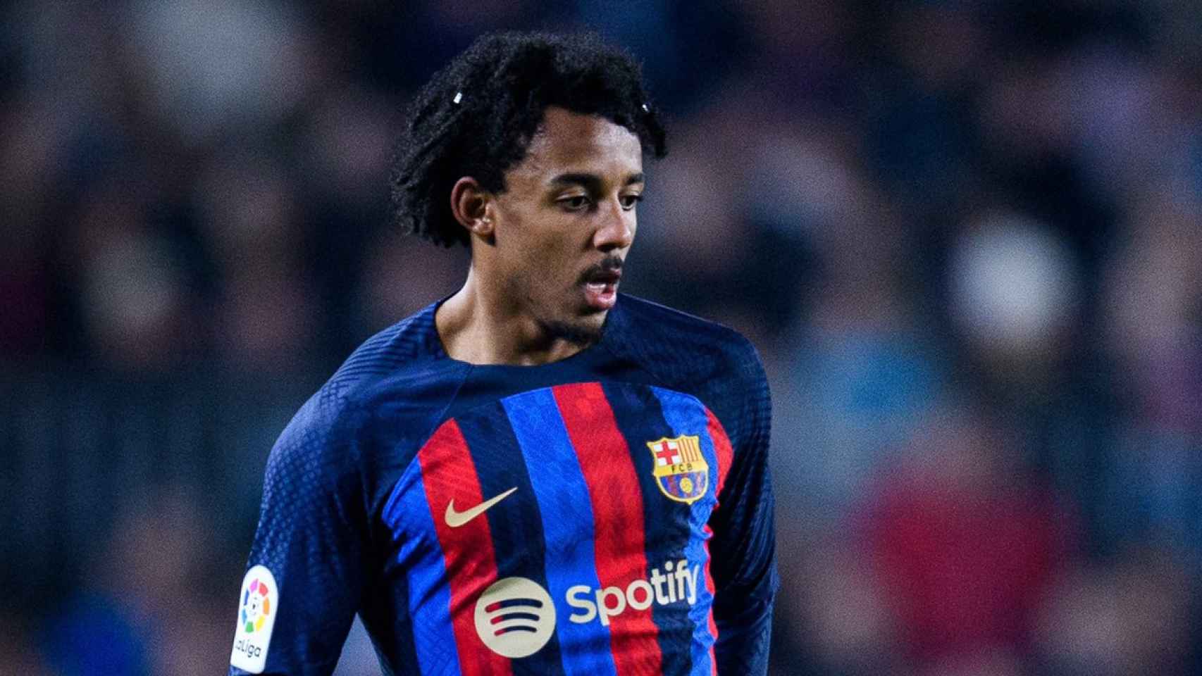 Jules Koundé, durante un partido del Barça / FCB