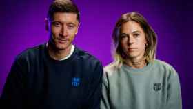 Robert Lewandowski y María León, juntos en la defensa del fútbol femenino / FCB