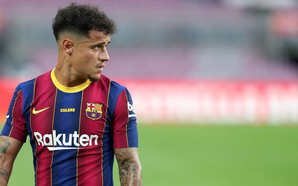 Philippe Coutinho en un partido con el Barça / EFE