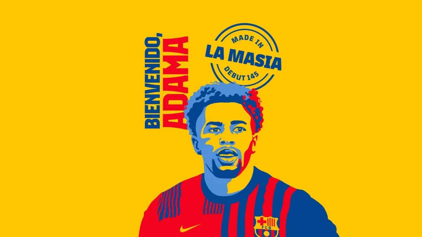 El Barça hace oficial el fichaje de Adama Traoré / FCB