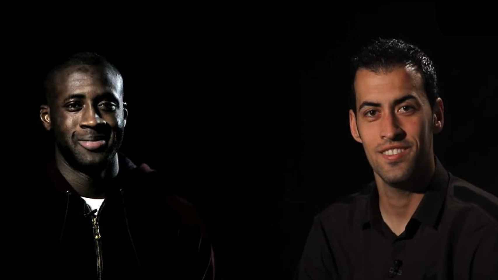 Touré Yaya y Sergio Busquets, ocupantes de la posición de mediocentro el Barça / Redes