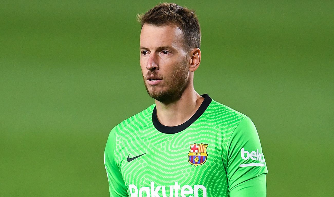 Neto Murara, en un partido con el Barça | EFE