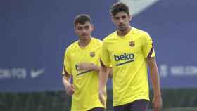 Francisco Trincao en un entrenamiento del Barça / EFE