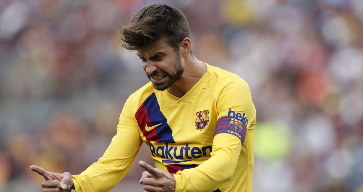 Gerard Piqué lamenta una ocasión del Barça | EFE