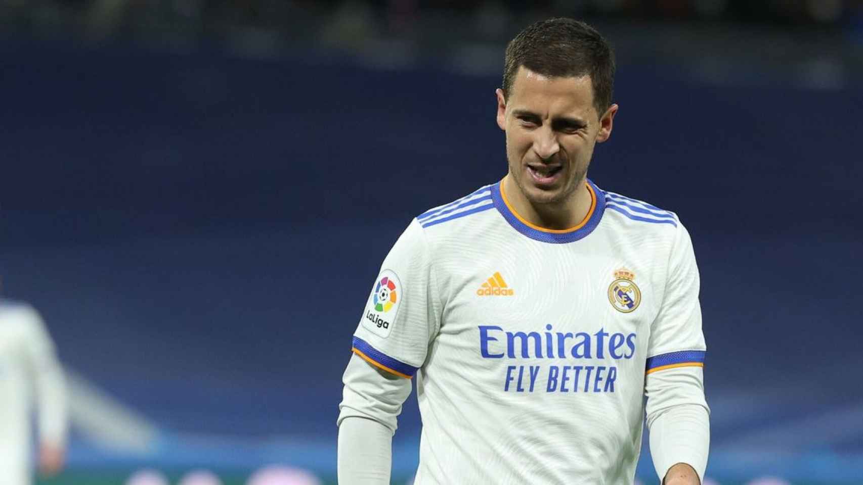 Eden Hazard, disputando un partido con el Real Madrid / EFE