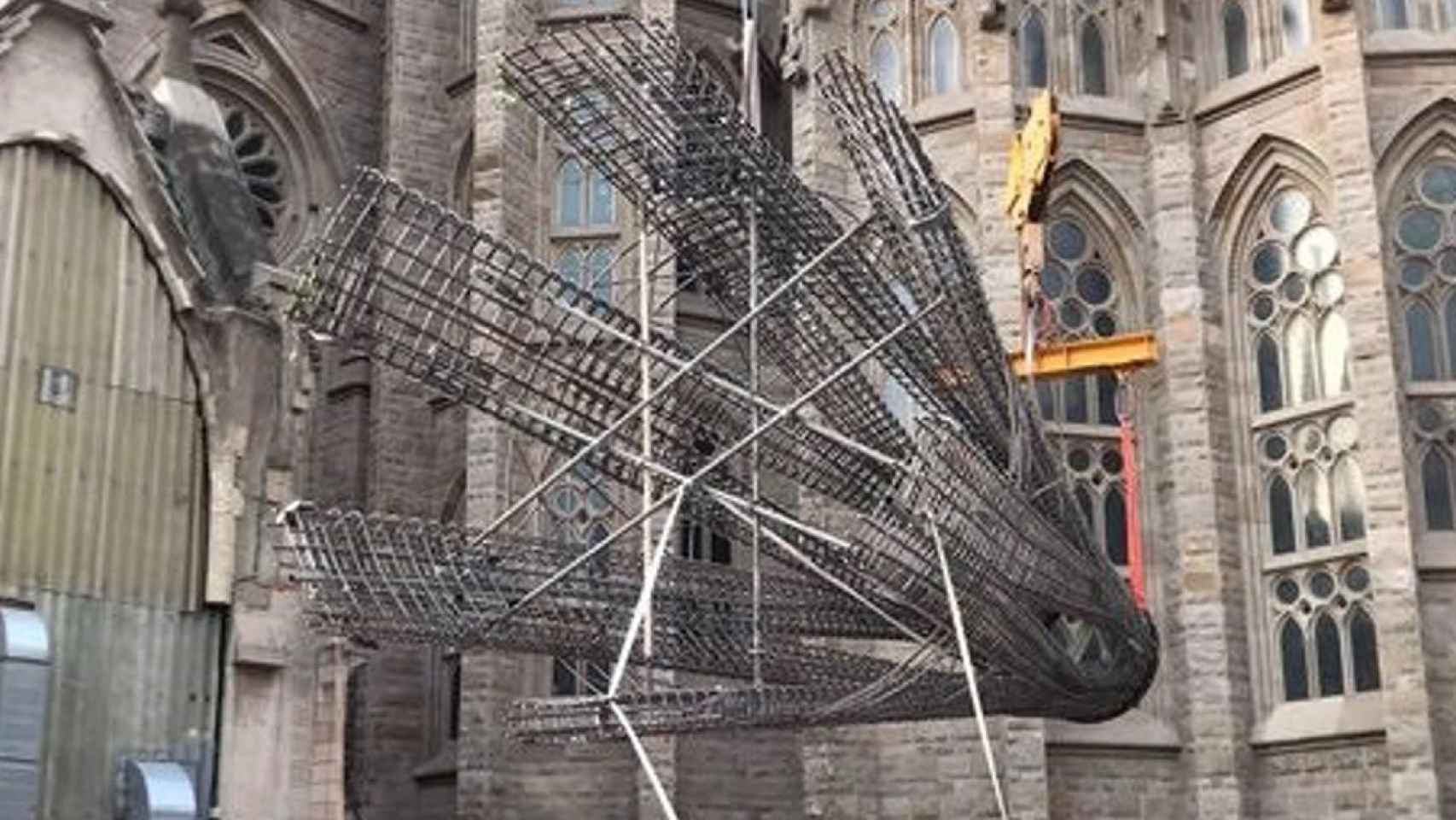 Estructura que presidirá la Sagrada Familia / EP