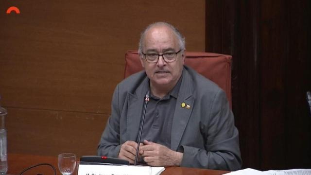 El consejero de Enseñanza, Josep Bargalló, en una comparecencia parlamentaria / EP