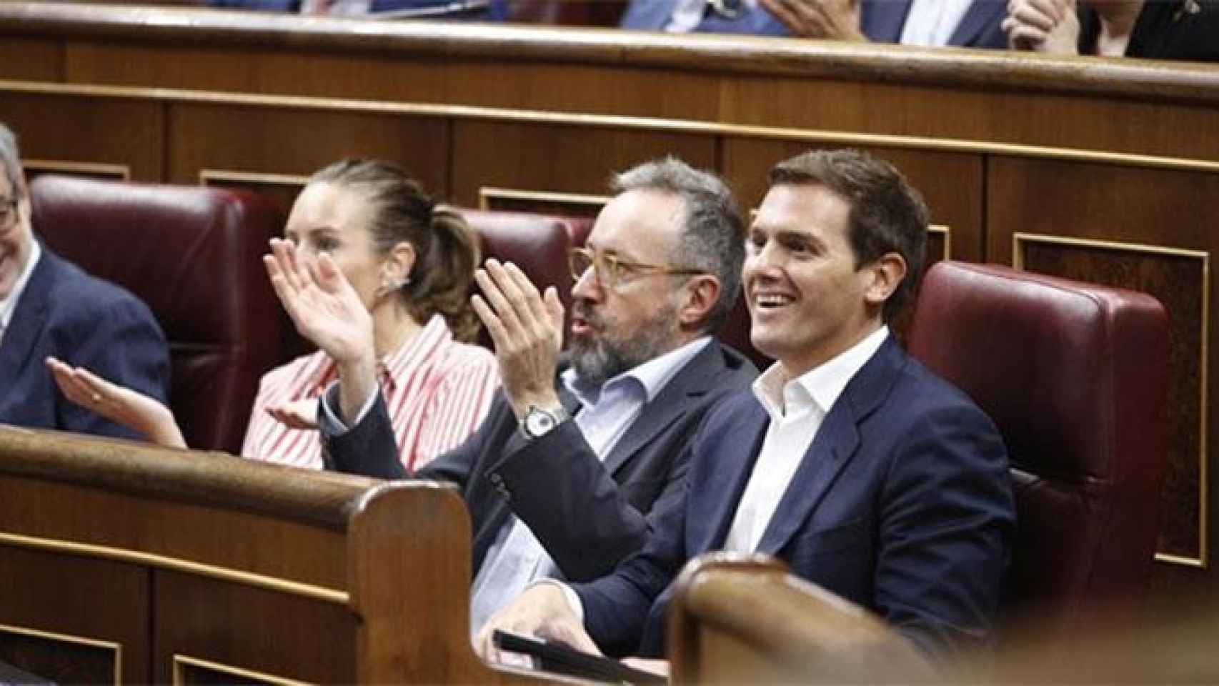 Albert Rivera, líder de Ciudadanos, en el Congreso de los Diputados / EFE