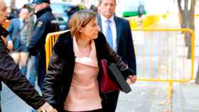 Carme Forcadell, a su llegada hoy al Tribunal Supremo / EFE