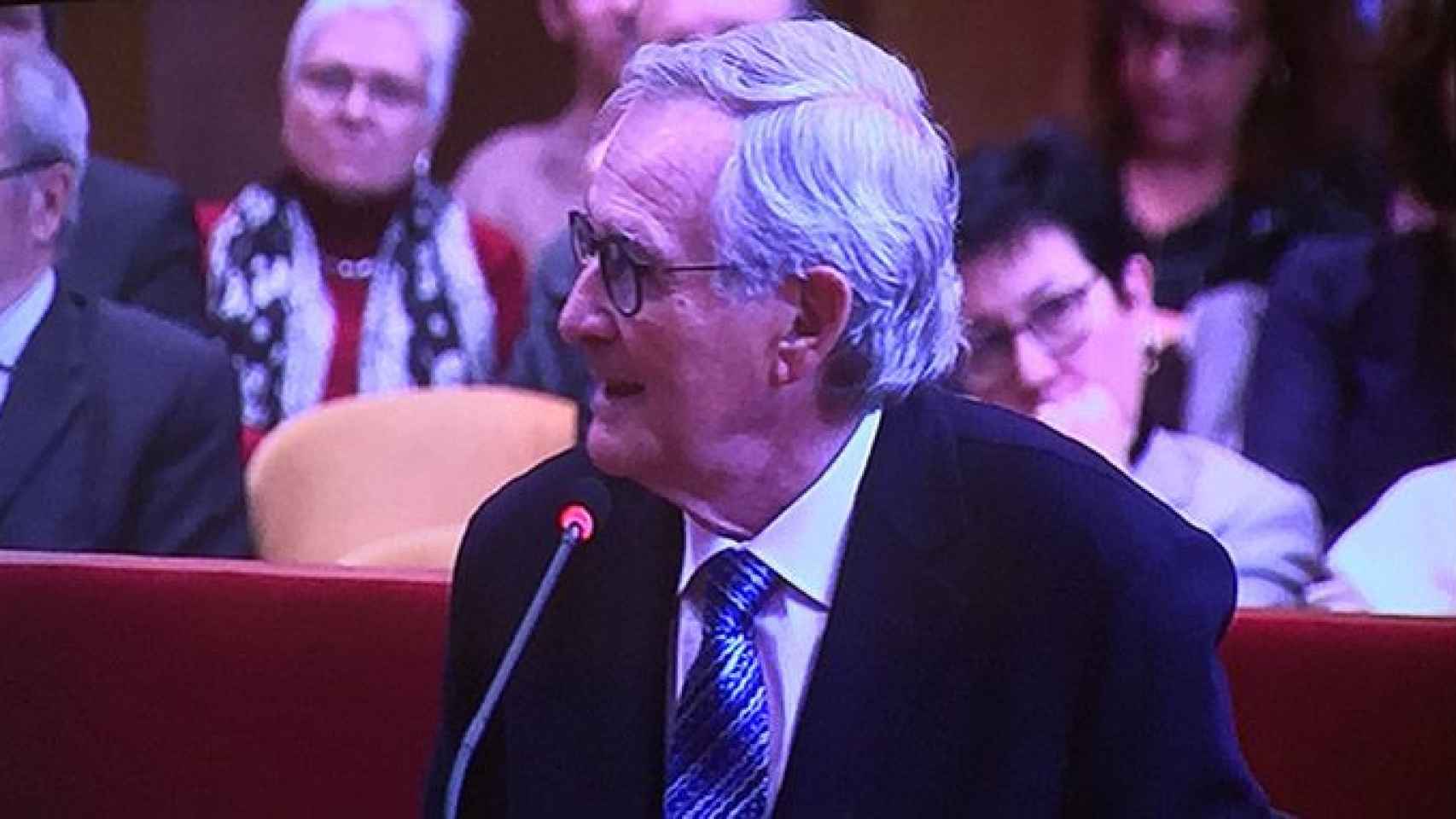 El exalcalde de Barcelona, Xavier Trias (PDECat) en el juicio por la consulta del 9N / CG