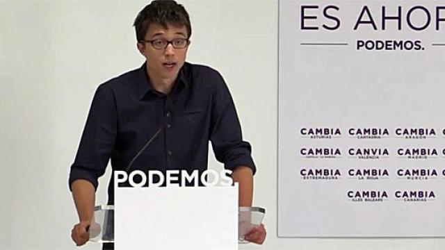 El secretario de Política de Podemos, Íñigo Errejón