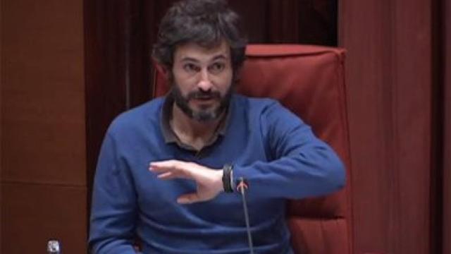 Oleguer Pujol Ferrusola, en el Parlamento autonómico de Cataluña