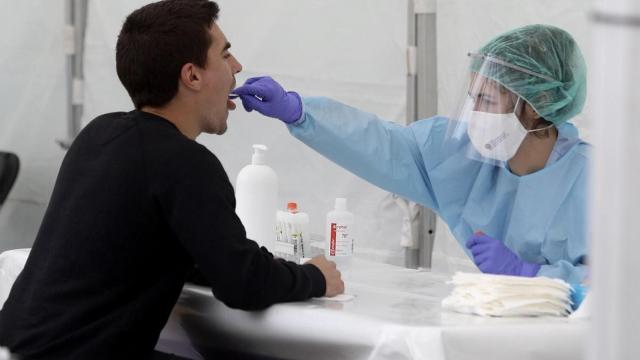 Prueba de PCR del coronavirus / EP