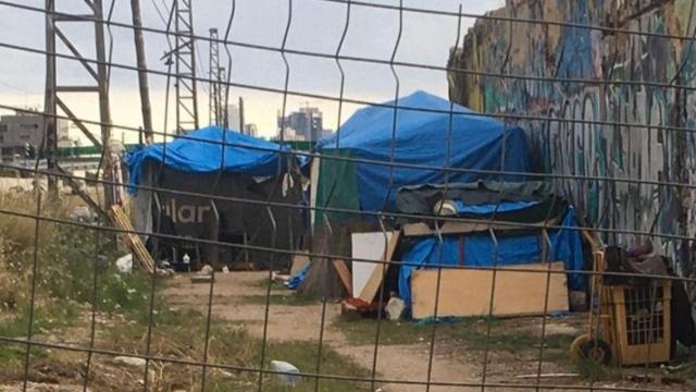 Campamento ilegal desmantelado en Badalona / XAVIER GARCIA ALBIOL