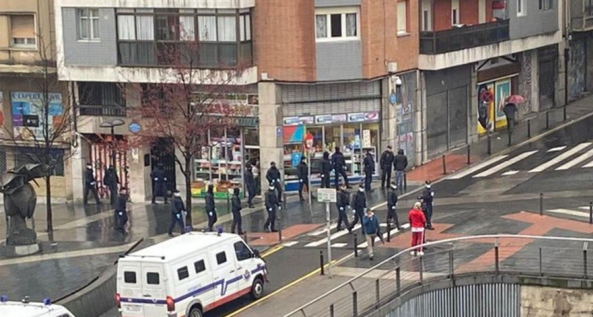 Un presunto cao de violencia policial en Bilbao durante el estado de alarma / SARE ANTIFAXISTA