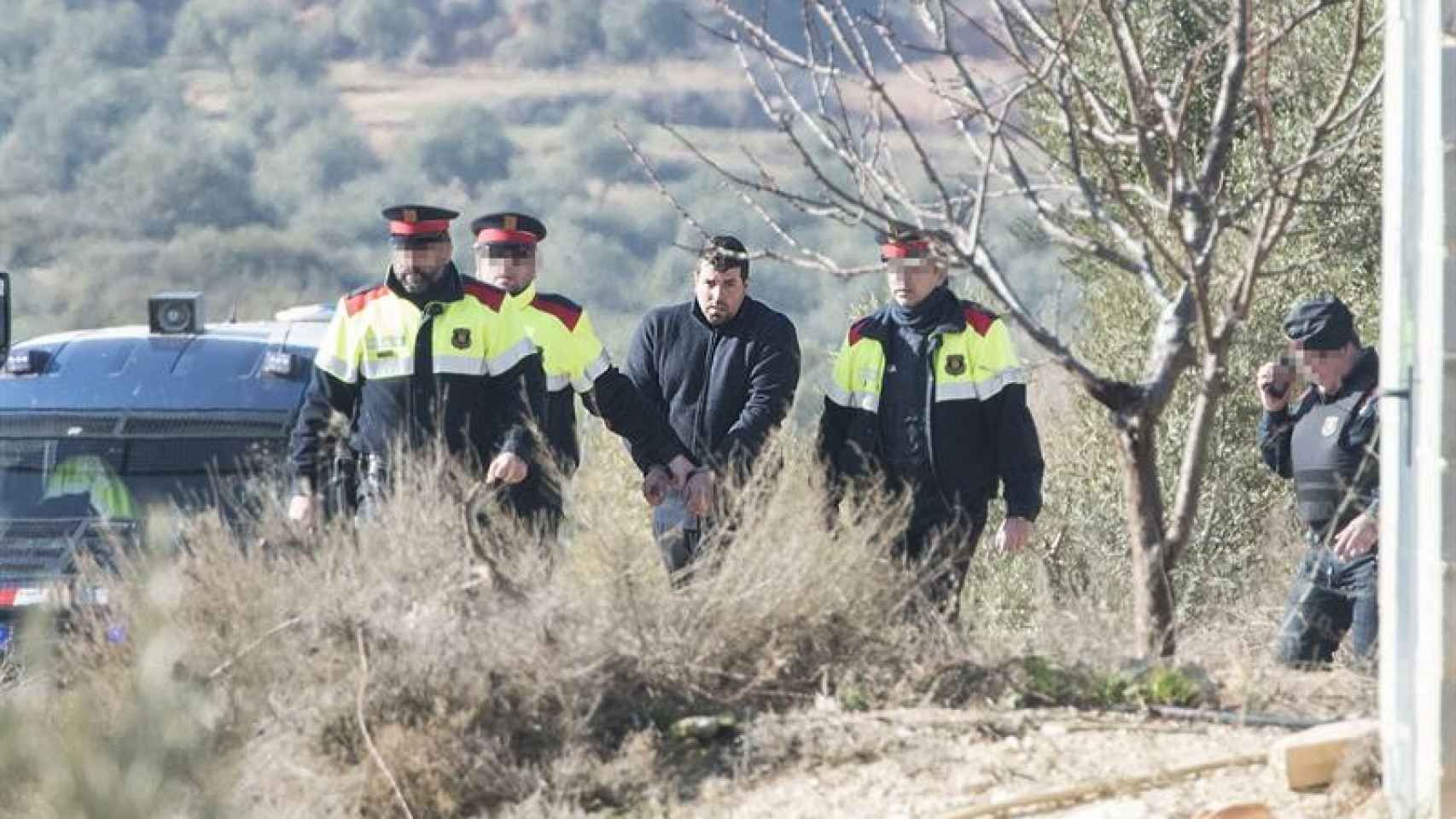 El cazador que perpetró el crimen tras su detención / EFE